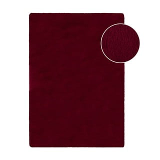 Bordo rdeče sintetično krzno 80x150 cm Ivy Luxury Fur – Flair Rugs