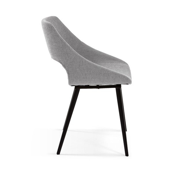 Svetlo siv jedilni stol Kave Home Hest-image-2