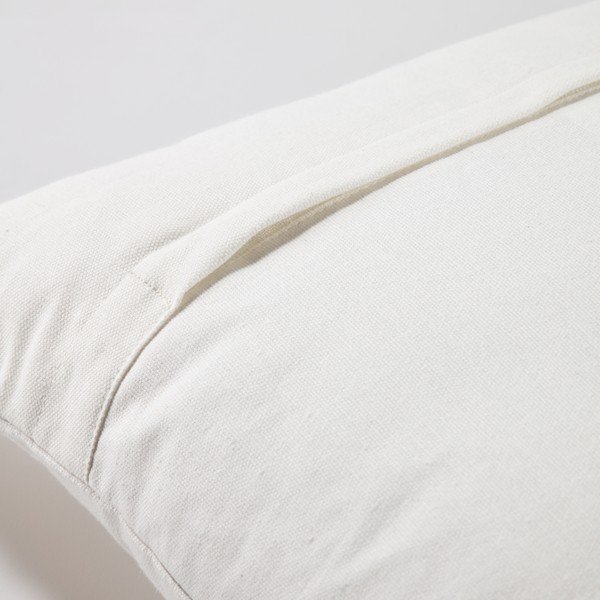 Bela prevleka za okrasno blazino iz organskega bombaža Kave Home Nahilin, 45 x 45 cm-image-2