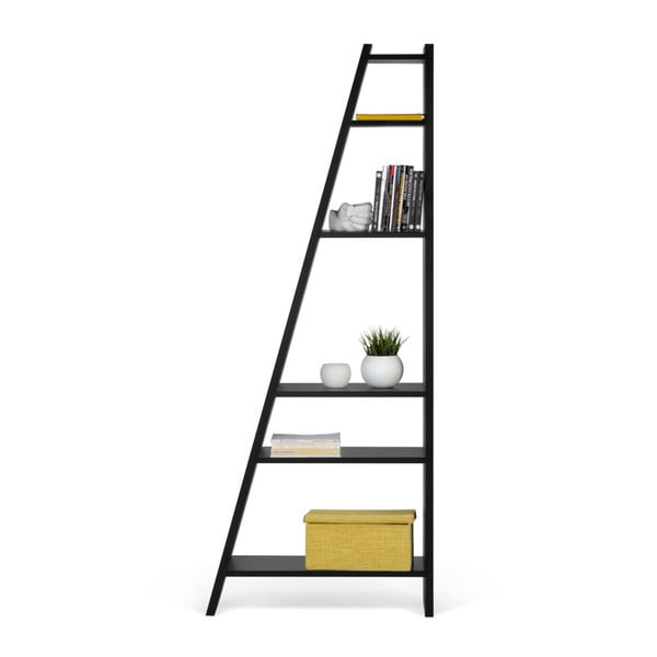 Črn knjižni regal TemaHome Delta-image-3