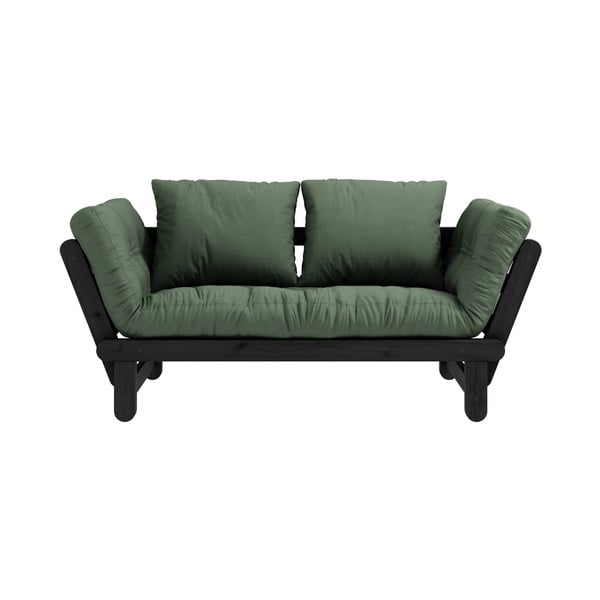 Raztegljiv kavč Karup Design Beat Black/Olive Green