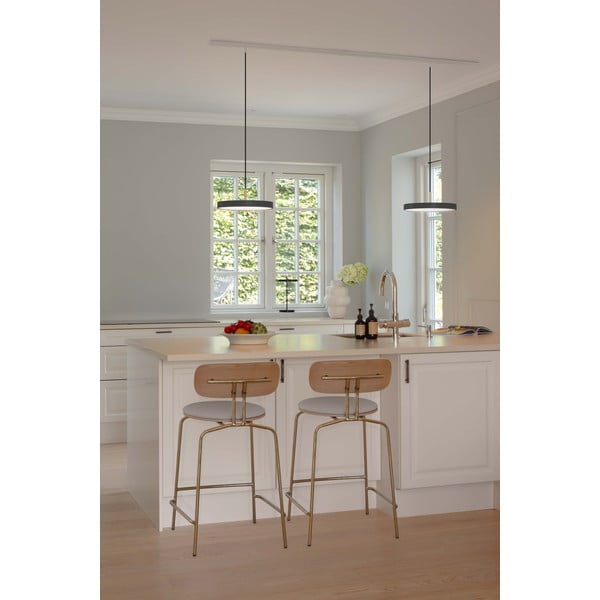 Antracitno siva kovinska LED zatemnitvena viseča svetilka s kovinskim senčilom ø 31 cm Asteria Plus – UMAGE-image-3