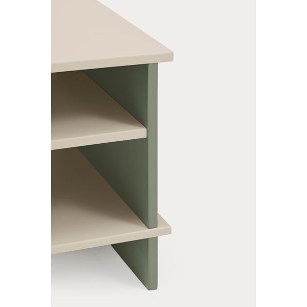 Zelena/kremno bela nočna omarica s policami Inari – Teulat-image-4