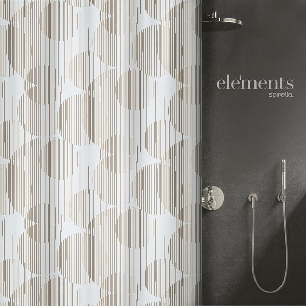 Zavesa za tuš 180x200 cm Raio – Spirella-image-1