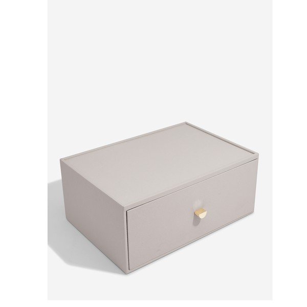 Svetlo rjav kopalniški organizator za kozmetiko Supersize – Stackers