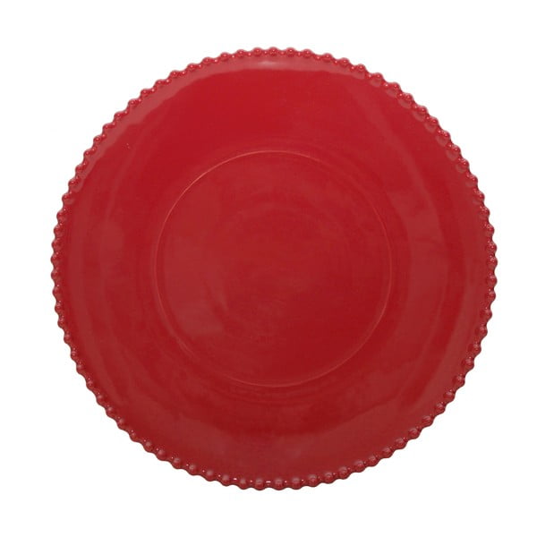 Rubinasto rdeč keramični krožnik Costa Nova, ø 34,3 cm