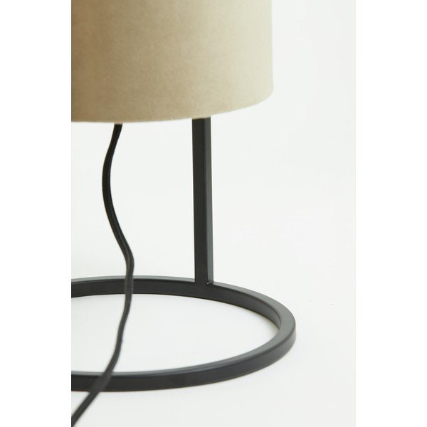 Ćrno-bež namizna svetilka (višina 35 cm) Santos - Light & Living-image-4