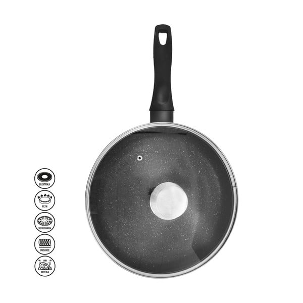 Aluminijasta posoda s pokrovko ø 28 cm Grande - Orion-image-4