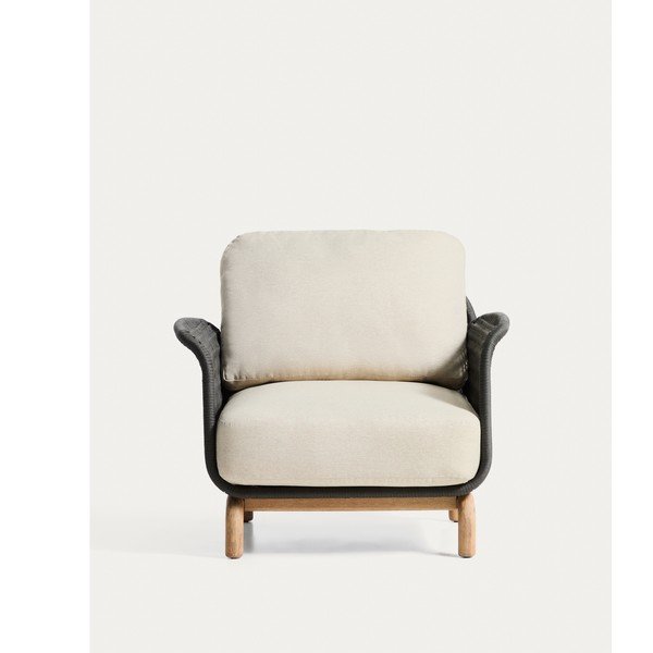 Bež oblazinjen vrtni fotelj Alipa – Kave Home-image-4