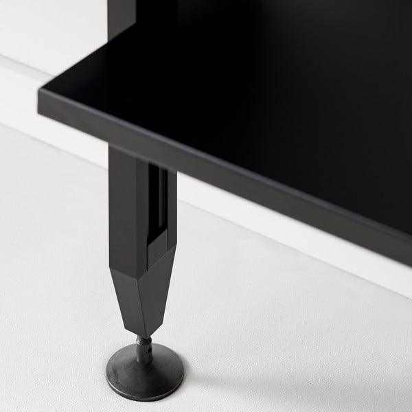 Črn regal v hrastovem dekorju 98x210 cm Edge by Hammel – Hammel Furniture-image-2