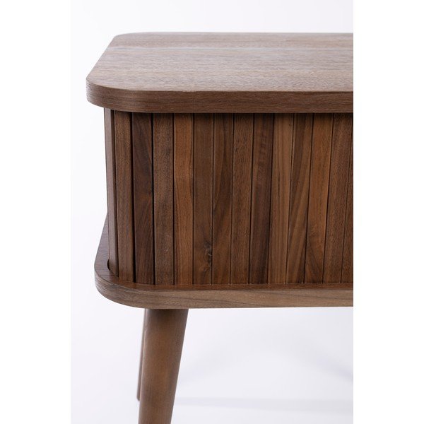 Rjava nočna omarica v orehovem dekorju Barbier – Zuiver-image-3