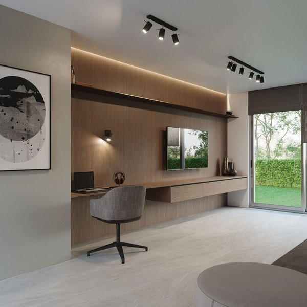 Črno kovinsko točkovno svetilo ø 6 cm Etna – Sollux-image-3