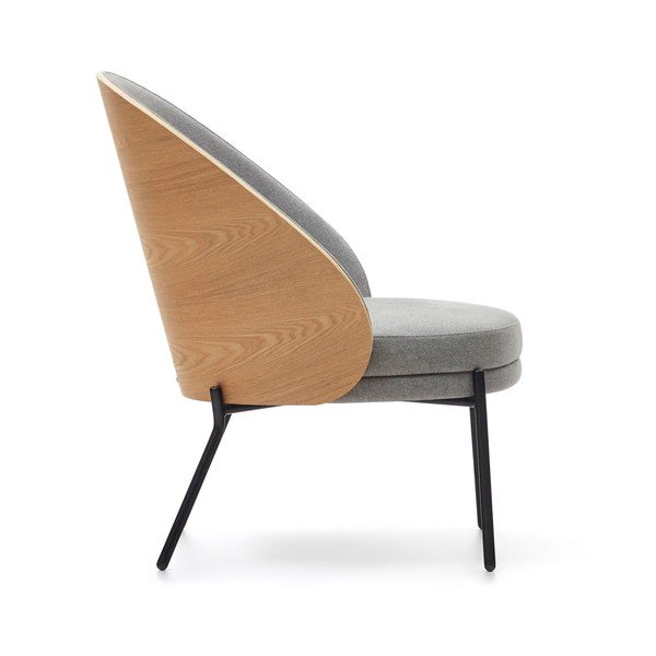 Siv/naraven fotelj Eamy – Kave Home-image-3