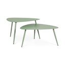Jeklene vrtne mizice v kompletu 2 ks 73,5x77,5 cm Yvonne – Bizzotto
