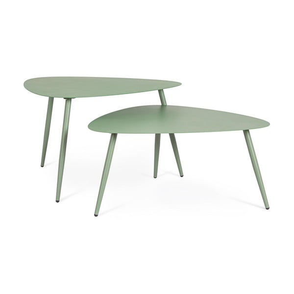 Jeklene vrtne mizice v kompletu 2 ks 73,5x77,5 cm Yvonne – Bizzotto