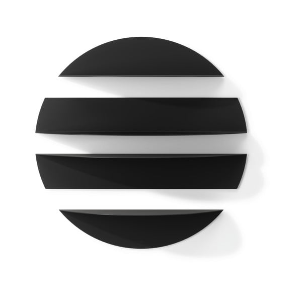 Črne kovinske police v kompletu 4 ks 76 cm Solis – Umbra-image-3