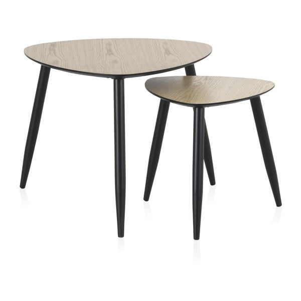 Komplet 2 stranskih mizic Parro v nordijskem slogu, 60 x 60 cm