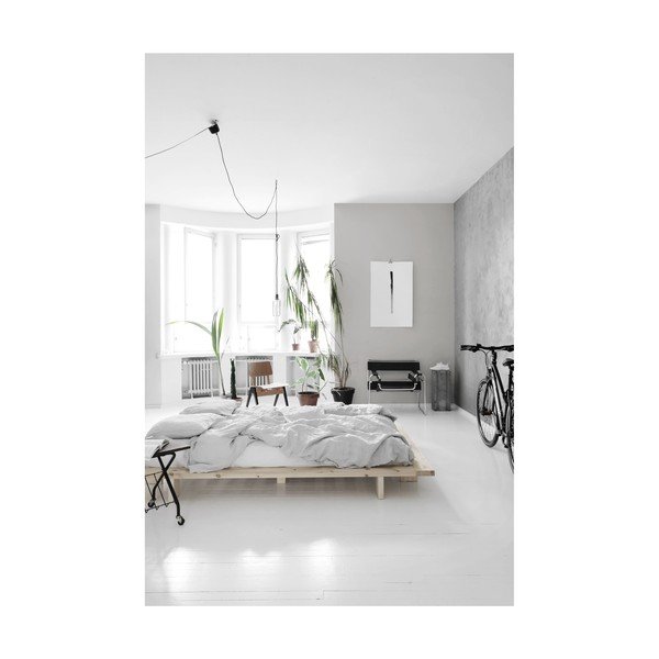 Postelja z vzmetnico Karup Design Japan Comfort Mat Black/Natural, 140 x 200 cm-image-4