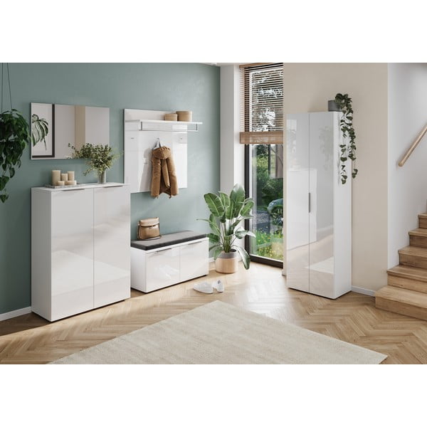 Bela garderobna omara 59x197 cm Genova – Germania-image-4