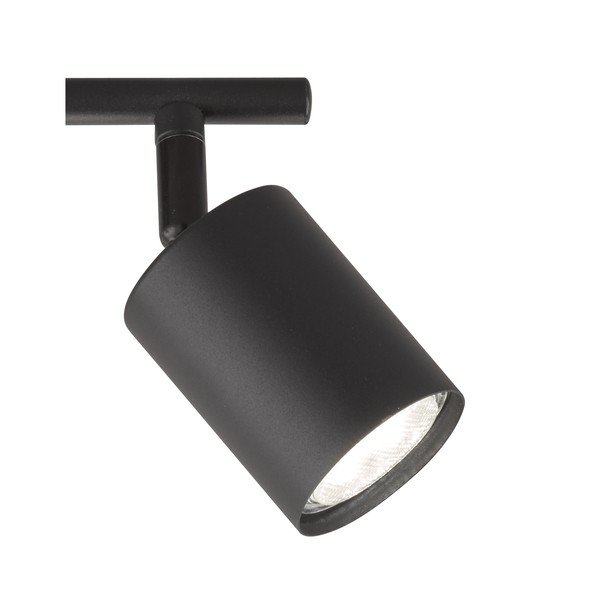 Črno kovinsko LED točkovno svetilo 8x30 cm Vano – Fischer & Honsel-image-2