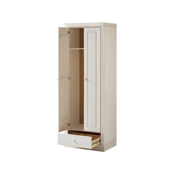 Bela garderobna omara iz masivnega bora 65x180 cm Anita – Støraa-image-4