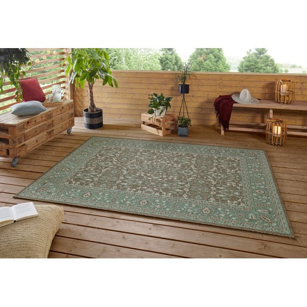Zeleno-rjava zunanja preproga NORTHRUGS Konya, 200 x 290 cm-image-3