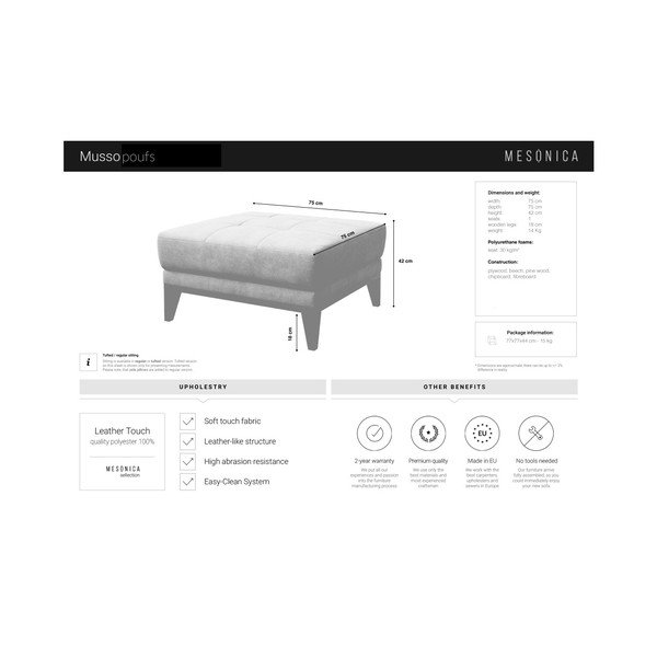 Bež otoman MESONICA Musso Tufted-image-3