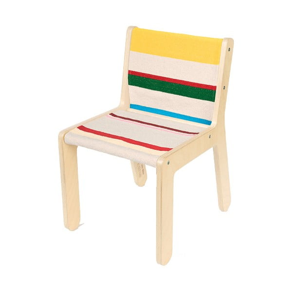 Otroški stol v naravni barvi Kaarol – Lorena Canals