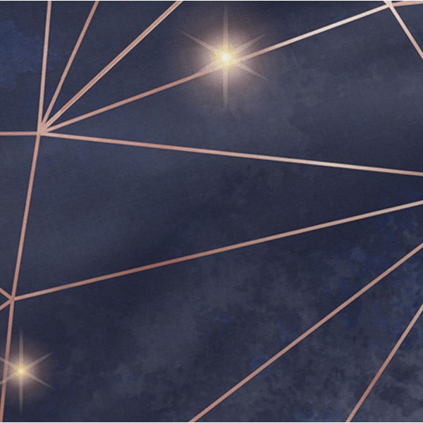 Komplet 2 bombažnih prevlek za vzglavnik Blanc Deep Blue, 50 x 75 cm-image-1