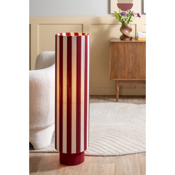 Rdeča/bela stoječa svetilka iz vrvi (višina 106 cm) Vienna Stripes – Leitmotiv-image-1