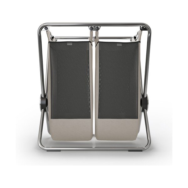 Svetlo rjav tekstilni zložljiv koš za perilo 200 l – simplehuman-image-1