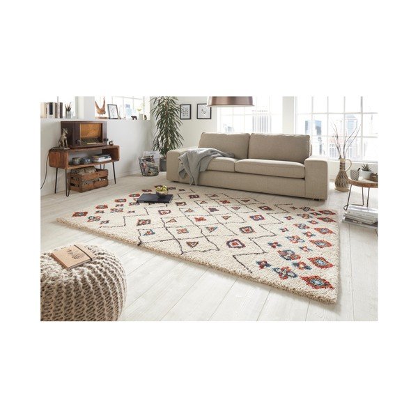 Kremna in rdeča preproga Mint Rugs Allure Ronno Creme, 200 x 290 cm-image-3