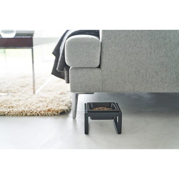 Keramična posoda s podstavkom za hišne ljubljenčke Tower - YAMAZAKI-image-2