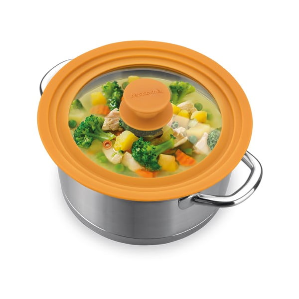 Steklena/silikonska pokrovka ø 29 cm Unicover – Tescoma-image-3