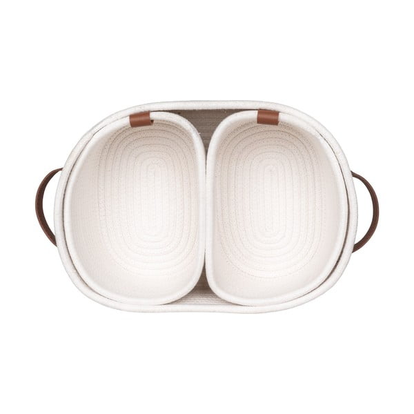 Tekstilne košare za kopalnico v kompletu 3 ks 35x25x13 cm Jarana – House Nordic-image-4