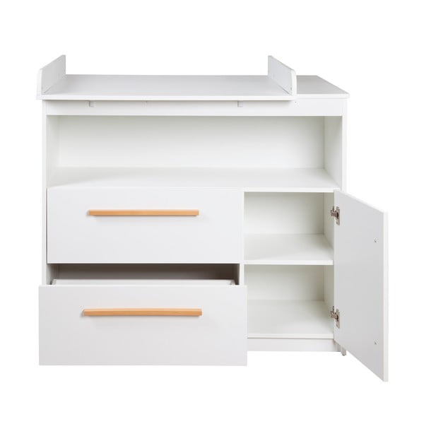 Bela nizka otroška komoda 107x98 cm Lilo – Roba-image-3