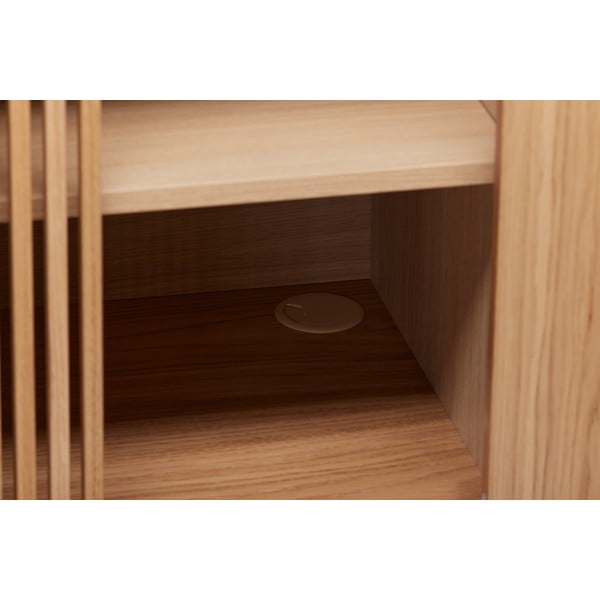 Nizka komoda v hrastovem dekorju 188x75 cm Ende - Woodman-image-1