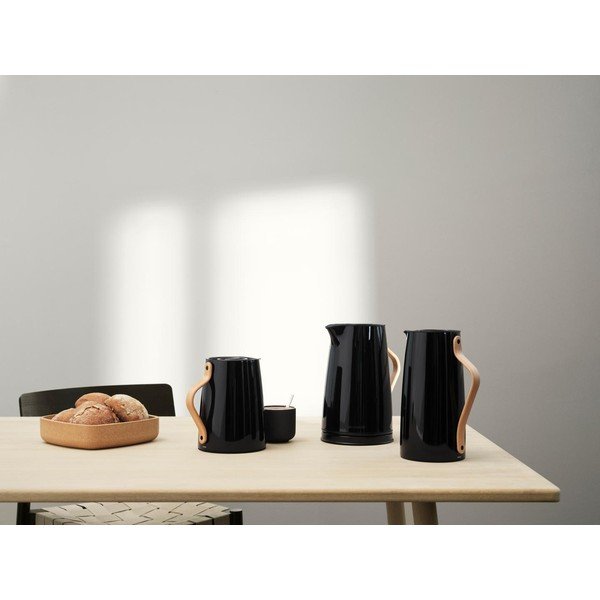 Črn grelnik vode iz nerjavečega jekla 1,2 l Emma – Stelton-image-2