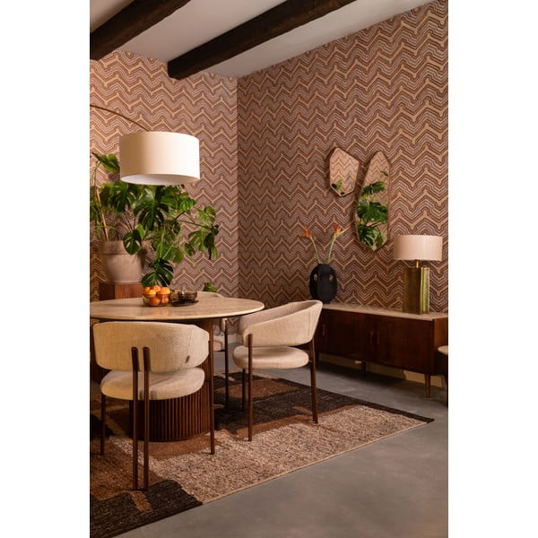 Rjava volnena preproga 200x300 cm Briton – Dutchbone-image-1