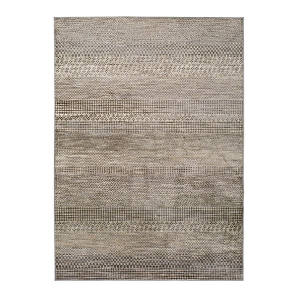 Siva preproga iz viskoze Universal Belga Beigriss, 70 x 220 cm
