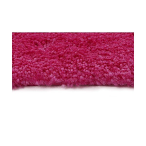 Fuksija roza kopalniška preproga Confetti Bathmats Miami, 57 x 100 cm-image-1