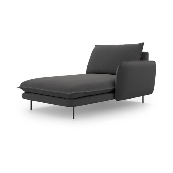 Temno siv ležalnik Cosmopolitan Design Vienna, desni kot-image-2