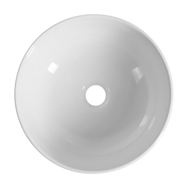 Bel keramičen okrogel umivalnik ø 33 cm Emmi – Sapho-image-2