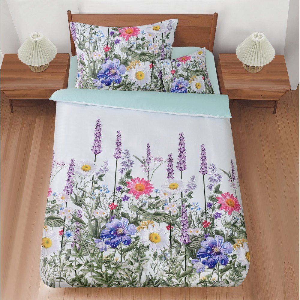 Enojna 3-delna posteljnina 140x200 cm Summer Meadow