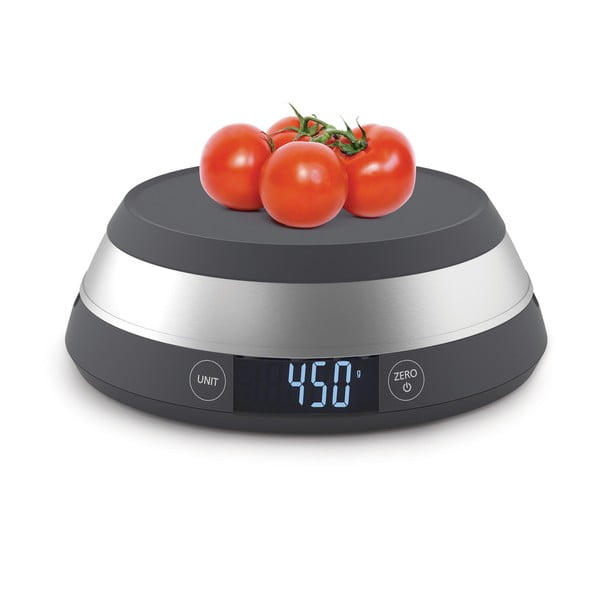 Siva digitalna kuhinjska tehtnica Joseph Joseph Switch-image-1