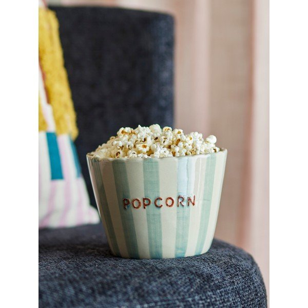 Svetlo zelena/kremno bela keramična skledica za serviranje 1,9 l Chip – Bloomingville-image-1