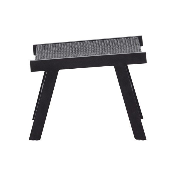 Črn tabure za vrtni stol WOOOD Puk-image-2