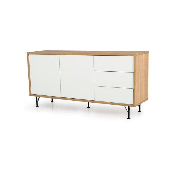 Bela komoda Tenzo Flow, dolžina 164 cm-image-2