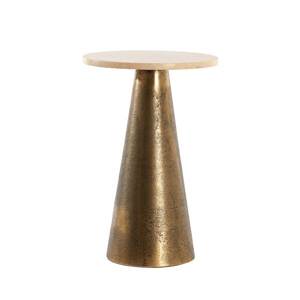 Okrogla stranska mizica ø 29 cm Ynez – Light & Living