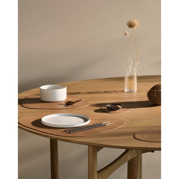 Pogrinjek iz eko usnja 37x44 cm Curve L Nupo – LIND DNA-image-1